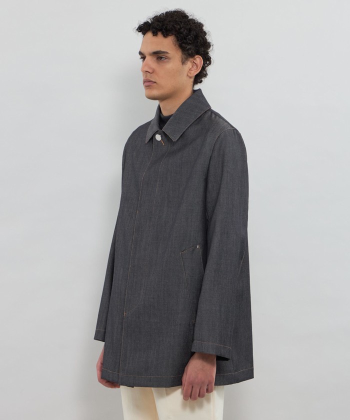WORSTED DENIM】ステンカラーデニムコート(508829800)｜HANKYU MEN'S