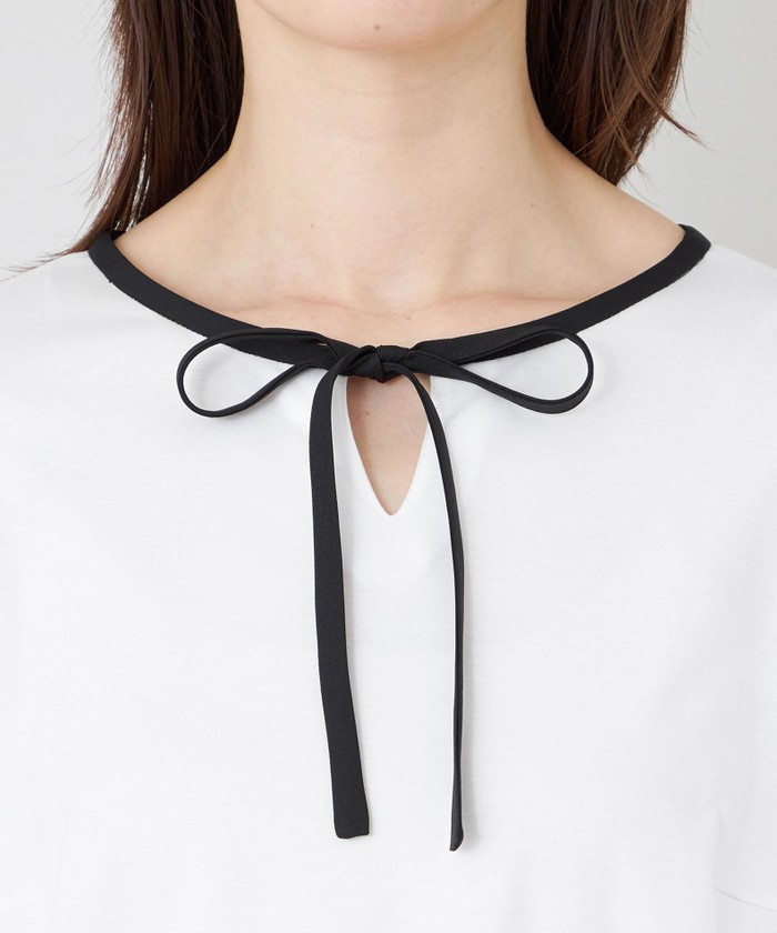 トゥー ビー シック TO BE CHIC バイカラーカットソー チュニック