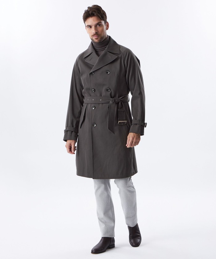 ダブルブレストウールミックスコート(506976421)｜HANKYU MEN'S / 阪急