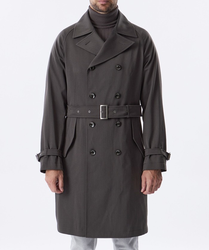 ダブルブレストウールミックスコート(506976421)｜HANKYU MEN'S / 阪急