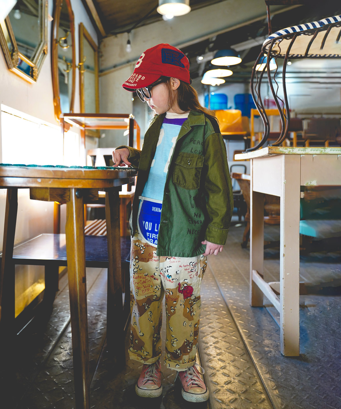 デニムダンガリー DENIM DUNGAREE Back Satin Scrib(508859329)｜阪急