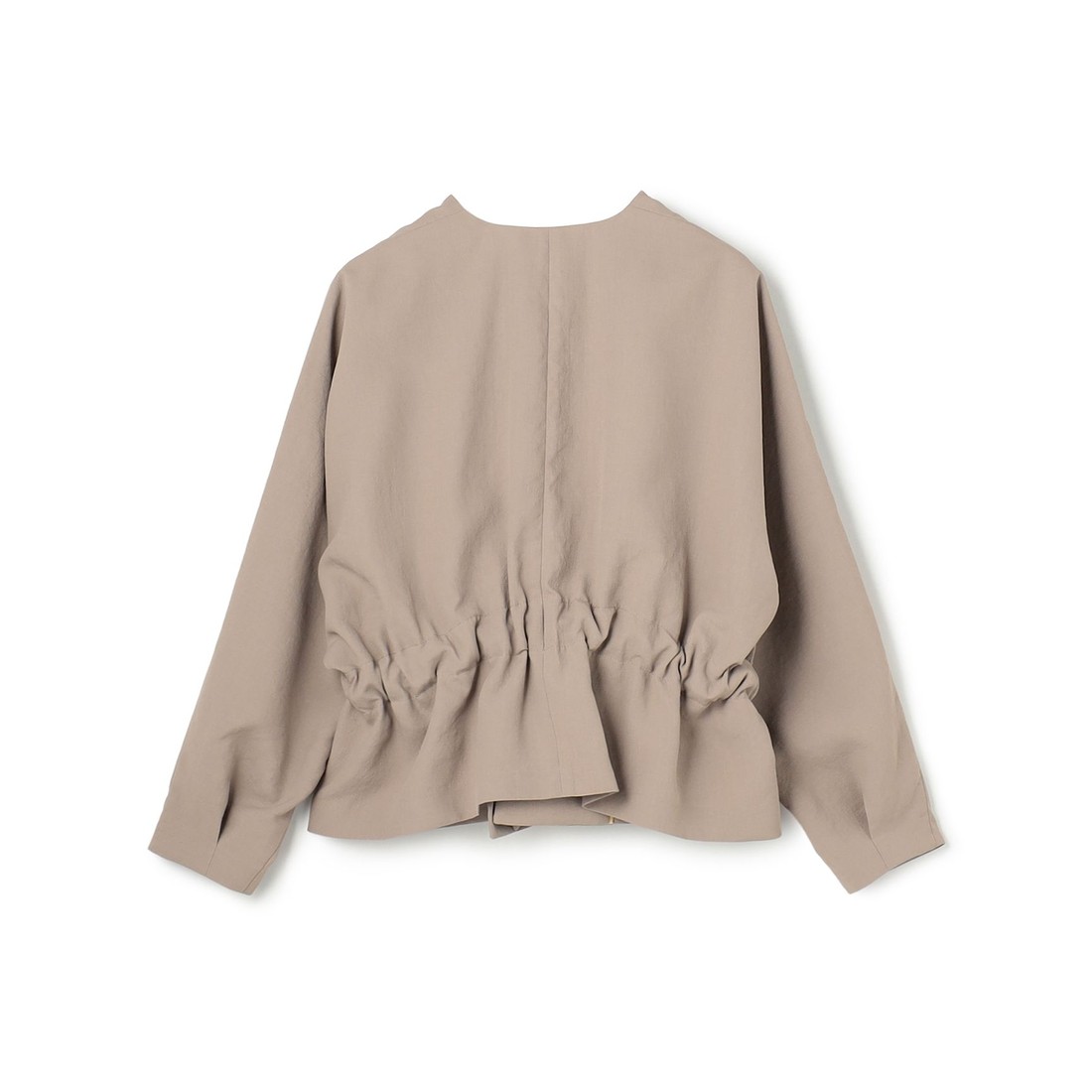 BEIGE， 【ロングセラー・新色追加】PORDIC / ドロスト付きノーカラー