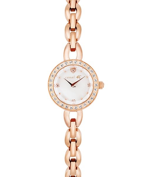 Canal4 ジュエル チェーンウォッチ ピンクゴールドコーティング Canal ４ Canal ４ Magaseek