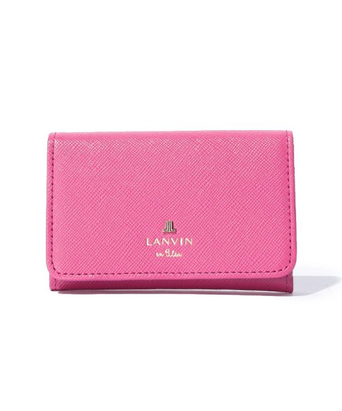 LANVIN en Bleu(BAG)(ランバンオンブルー（バッグ）)/リュクサンブール　名刺入れ/ベリーピンク