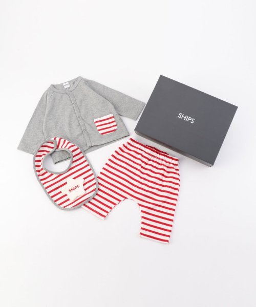 SHIPS KIDS(シップスキッズ)/SHIPS KIDS:ロングスリーブ ギフトセット/レッド