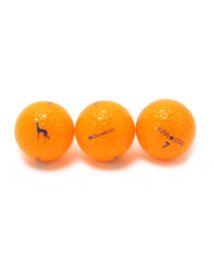 adabat(アダバット)/カラーゴルフボール3セット/オレンジ系（066）