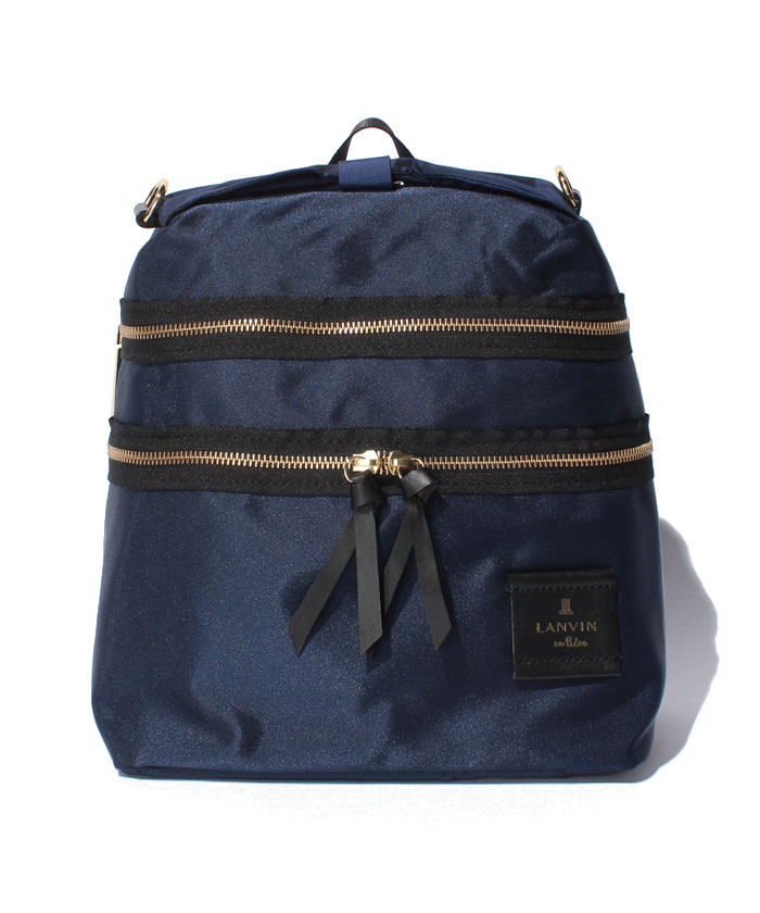 セール Lanvin En Bleu トロカデロ リボンモチーフ 2wayナイロンリュック Lb ランバンオンブルー バッグ Lanvin En Bleu Bag Magaseek