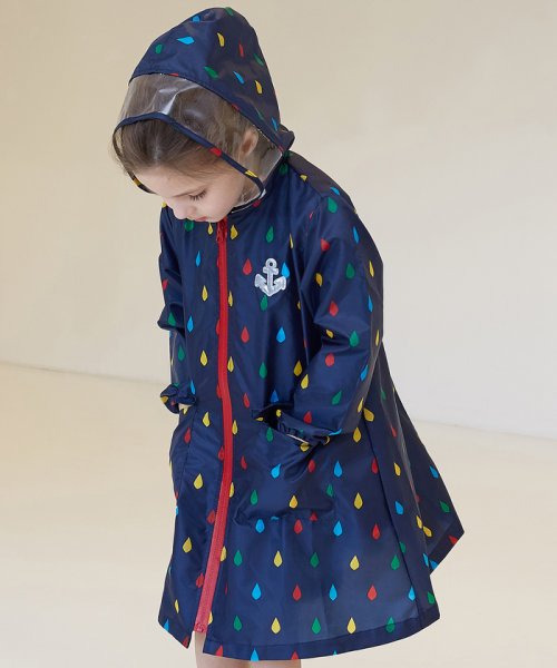 green label relaxing （Kids）(グリーンレーベルリラクシング（キッズ）)/GLR シズクレインコート/NAVY