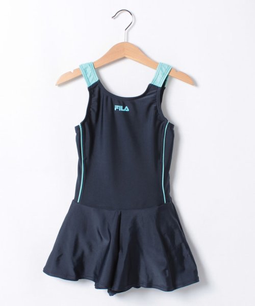 VacaSta Swimwear(バケスタ スイムウェア)/【FILA】キュロパン/ネイビー×サックス