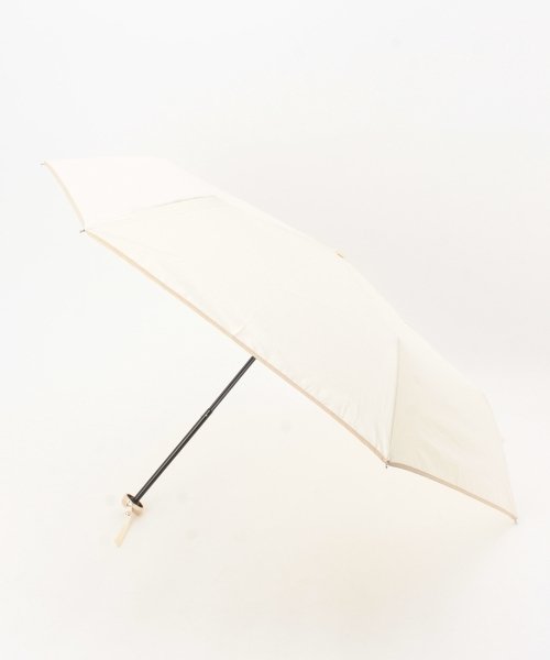 grove(グローブ)/リボンチェック晴雨兼用折り畳み傘/オフホワイト（403）
