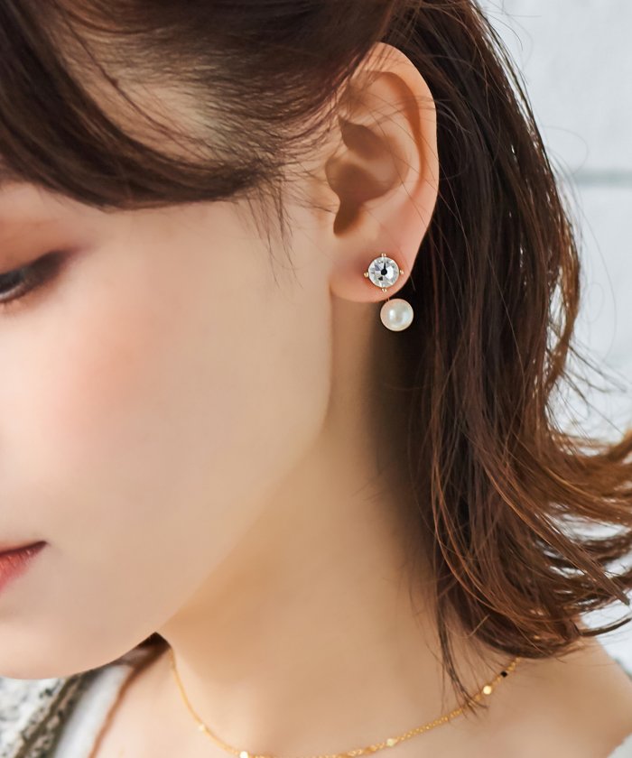 フォワードパールマグネットピアス クリア フィービィー Phoebe Magaseek フォワードパールマグネットピアス クリア フィービィー Phoebe Magaseek