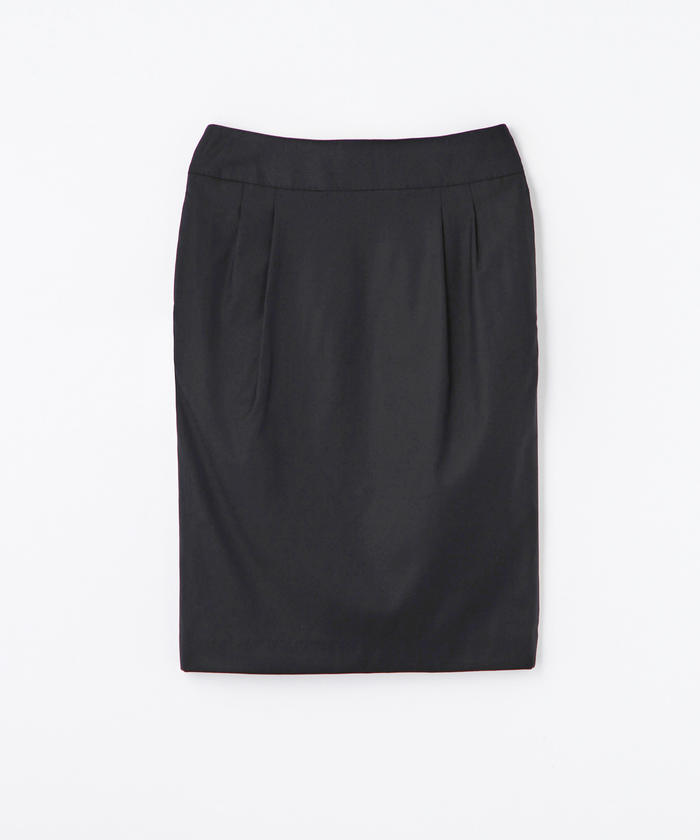 セール】ウールレーヨン タックスカート(001629334) | TOMORROWLAND  