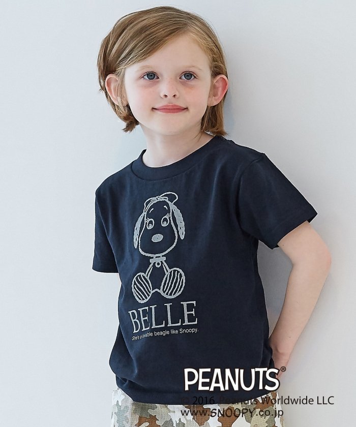 セール Mook本掲載 別注 Peanuts Belle Kidstシャツ グリーンレーベルリラクシング キッズ Green Label Relaxing Kids Magaseek