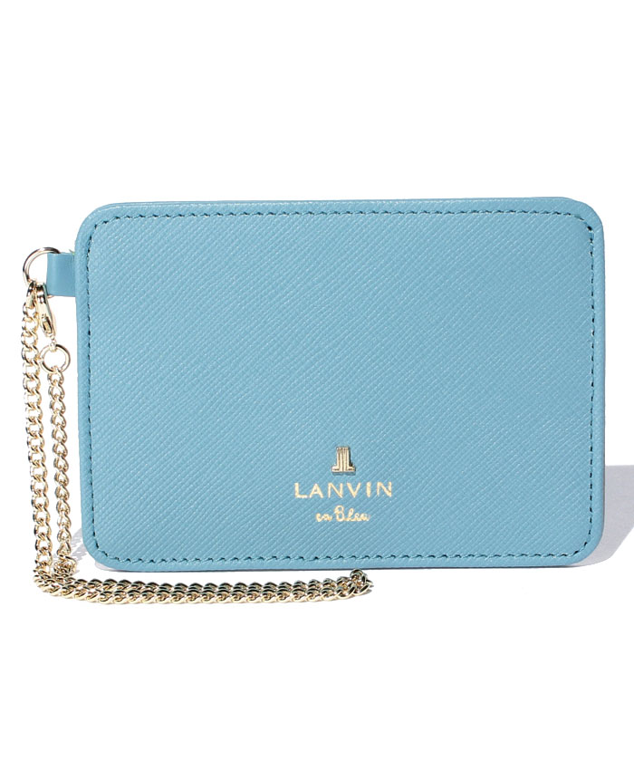 LANVINenBleu(バッグ) リュクサンブールカラー パスケース ブルー F LANVINenBleu(バッグ) リュクサンブールカラー パスケース ブルー F