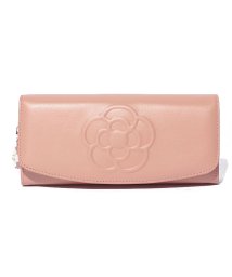 CLATHAS(クレイサス（バッグ）)/ワッフル　フラップ長財布/ピンク