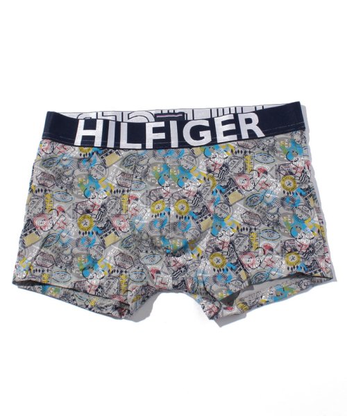 TOMMY HILFIGER(トミーヒルフィガー)/Hilfiger　trunk　print/グレー