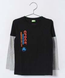 crocs(KIDS WEAR)(クロックス（キッズウェア）)/トドラーレイヤードロンT/ブラック