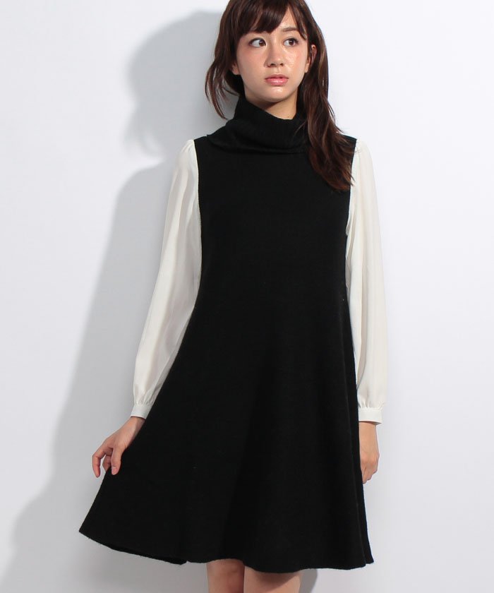 セール オフタートル袖シフォンニットワンピース 002048536 トランテアン ソン ドゥ モード 31 Sons De Mode Magaseek