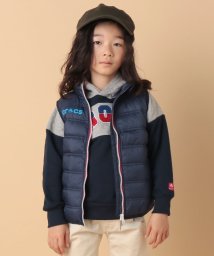 crocs(KIDS WEAR)(クロックス（キッズウェア）)/トドラー無地ダウンベスト/ネイビー