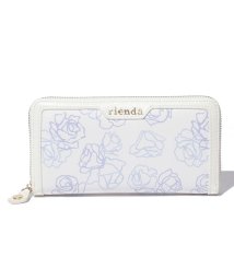 rienda(BAG)(リエンダ（バッグ）)/【rienda】フレームラウンドロングウォレット/WH