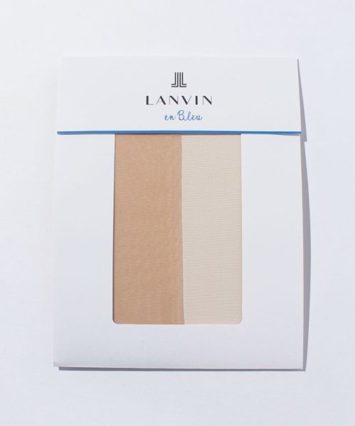 LANVIN en Bleu(ladies socks)(ランバンオンブルー（レディスソックス）)/交編パンスト（M‐L）/ナチュレール