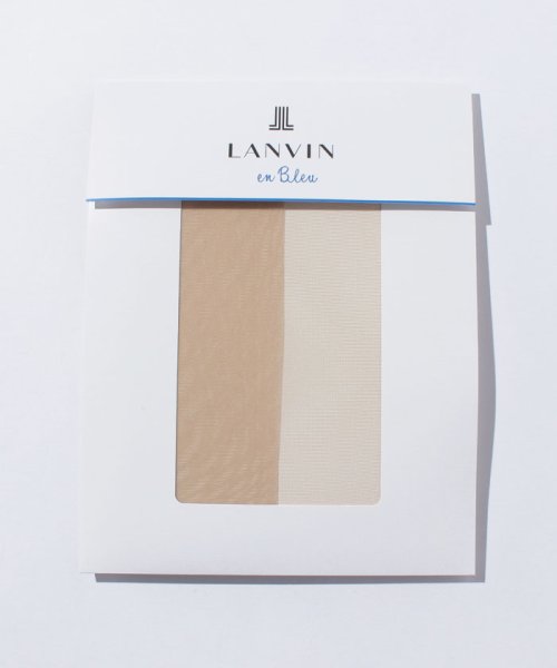 LANVIN en Bleu(ladies socks)(ランバンオンブルー（レディスソックス）)/交編パンスト（L‐LL）/アルブル