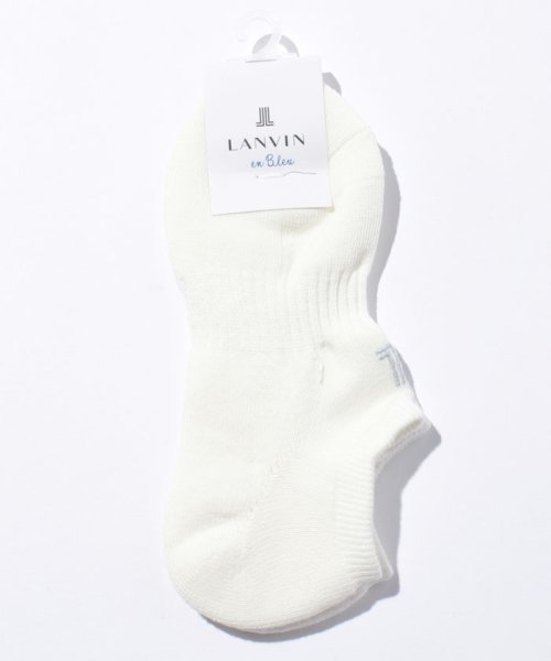 LANVIN en Bleu(ladies socks)(ランバンオンブルー（レディスソックス）)/スニーカーソックス/オフホワイト
