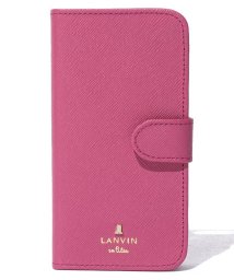 LANVIN en Bleu(BAG)(ランバンオンブルー（バッグ）)/リュクサンブール 手帳型iPhoneケース（iPhone6/6s/7/8/SE対応）/ベリーピンク