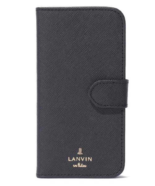 LANVIN en Bleu(BAG)(ランバンオンブルー（バッグ）)/リュクサンブール 手帳型iPhoneケース（iPhone6/6s/7/8/SE対応）/ダークネイビー