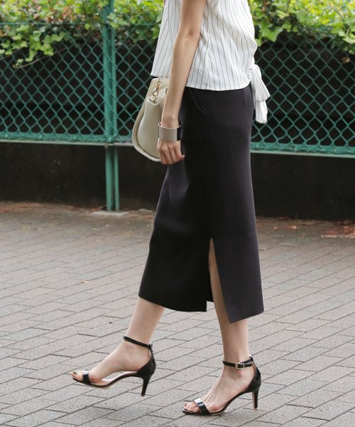 セール Oggi 5月号掲載 サイドスリットロングニットスカート ナノ ユニバース Nano Universe Magaseek