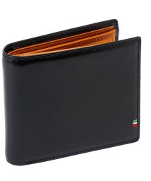 ADC(ＡＤＣ)/GORBE　イタリアンレザー二つ折り財布/ブラック