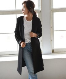 marjour(マージュール)/NO−COLLAR　LONG　JACKET/ブラック