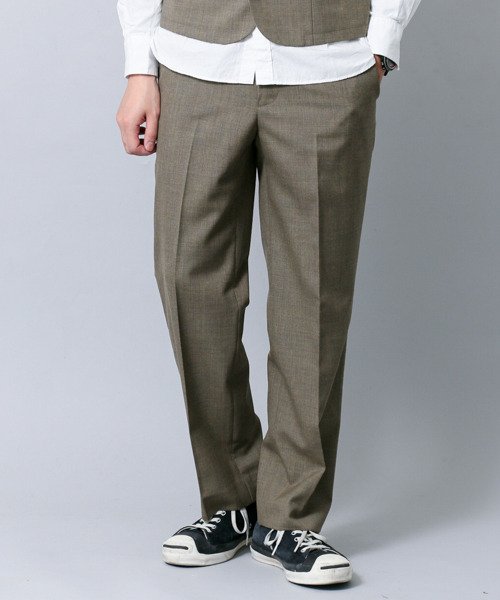 URBAN RESEARCH(アーバンリサーチ)/WORK NOT WORK　RIBBON TAPE TROUSERS/KHAKI