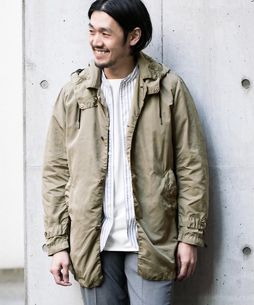 URBAN RESEARCH DOORS(アーバンリサーチドアーズ)/2 Way High Count Coat/GREIGE