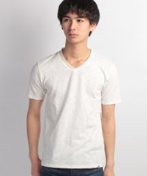 JEANS MATE(ジーンズメイト)/【OUTDOOR　PRODUCTS】スラブVネックTシャツ/ホワイト
