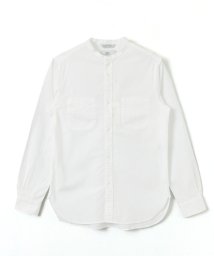 URBAN RESEARCH(アーバンリサーチ)/WORK NOT WORK　コットンリネンナローバンドカラーシャツ/WHITE