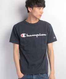 JEANS MATE(ジーンズメイト)/【CHAMPION】ロゴプリントTシャツ/ネイビー