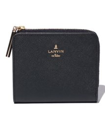 LANVIN en Bleu(BAG)(ランバンオンブルー（バッグ）)/リュクサンブール　2つ折り財布　Lファスナー/ダークネイビー