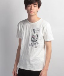 JEANS MATE(ジーンズメイト)/【BLUE　STANDARD】ペンギンプリントボケットTシャツ/A