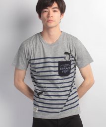 JEANS MATE(ジーンズメイト)/【BLUE　STANDARD】ペンギンプリントボケットTシャツ/D