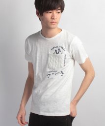 JEANS MATE(ジーンズメイト)/【BLUE　STANDARD】ペンギンプリントボケットTシャツ/J