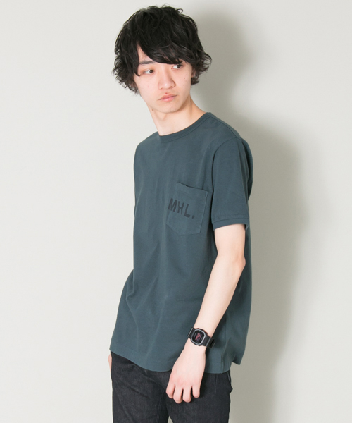 MHL.×URBAN　RESEARCH　別注LOGO　T－SHIRTS