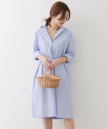 URBAN RESEARCH DOORS(アーバンリサーチドアーズ)/コットンシャツワンピース/BLUE