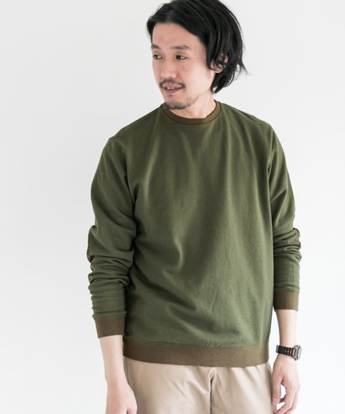 URBAN RESEARCH DOORS(アーバンリサーチドアーズ)/soglia　Supple　Sweat/KHAKI