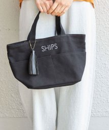 SHIPS WOMEN(シップス　ウィメン)/タッセル ポケット トートバッグ ◇/ブラック