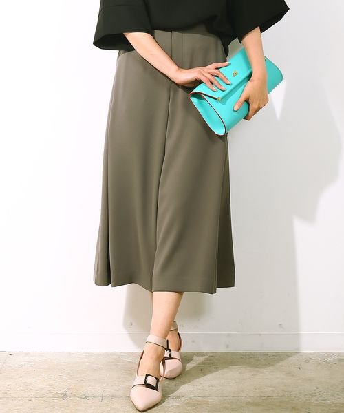 クーポン セール 50 Off フロントタックフレアガウチョパンツ マドモアゼル ロペ Mademoiselle Rope Magaseek