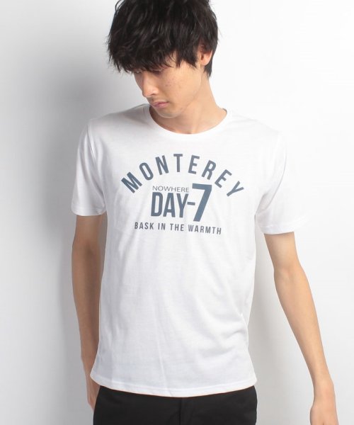 JEANS MATE(ジーンズメイト)/【FORT　POINT】ロゴプリントTシャツ/ホワイトD