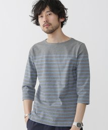 nano・universe(ナノ・ユニバース)/パネルボーダーボートネックTシャツ7S/パターン3