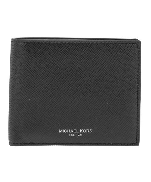 MICHAEL KORS(マイケルコース)/マイケル　マイケルコース　二つ折り財布(小銭入れ付)/ブラック系