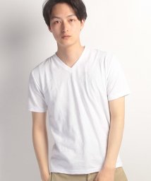 JEANS MATE(ジーンズメイト)/【NYLAUS】ジャガードTシャツ/ホワイトC